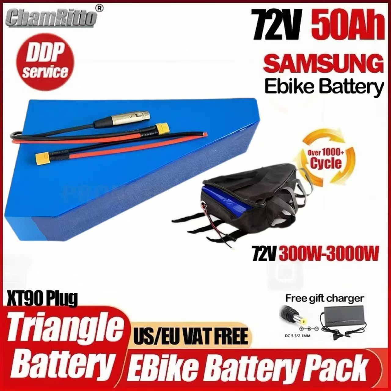 Bicicleta elétrica 72v 3000w C - Electric Bicycle Battery 72V 30Ah avaliação e preço