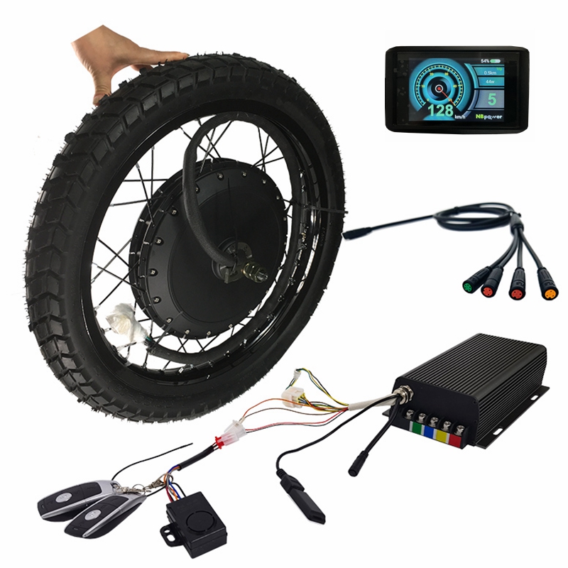 Kit de Bicicleta Elétrica QS 2 - 72V 5000W Hub Motor Kit avaliação e preço